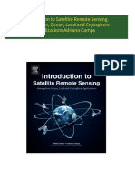 Introduction to Satellite Remote Sensing. Atmosphere, Ocean, Land and Cryosphere Applications Adriano Camps all chapter instant download