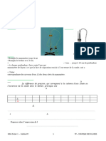 TP _ Statique de fluide 2nde C - Corrigé