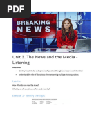 Unit 3. The News and the Media - Listening