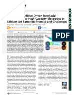 Electrolyte-Additive-Driven Interfacial