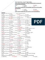 PRACTICE TEST FIVE - E.10 (2ND MID TERM)