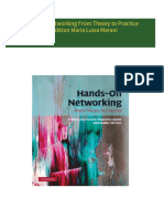 Download Full Hands On Networking From Theory to Practice 1st Edition Maria Luisa Merani PDF All Chapters