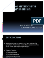 Screening Methods of Antianginal Drugs