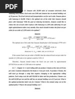 SCM - Ex 5+7 Chapter 11 Sunil Chopra 7th Edition