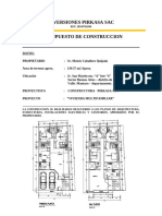 PRESUPUESTO DE MANO DE OBRA