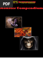 Gurps 4th ed. Monster Compendium