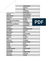 Vocabulaire Examen Ndls