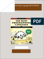 Instant ebooks textbook The Rust Programming Language Steve Klabnik download all chapters