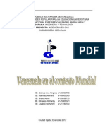 Informe Venezuela en El Contexto Mundial