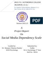 Social Media Dependency Measure