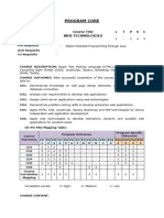 V semester syllabus