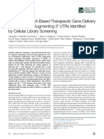 Improving mRNA-Based Therapeutic Gene Delivery by Expression-Augmenting 3′ UTRs Identified by Cellular Library Screening