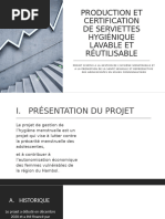 PRODUCTION ET CERTIFICATION DE SERVIETTES HYGIÉNIQUE LAVABLE ET