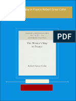 Instant download The Writer s Way in France Robert Greer Cohn pdf all chapter