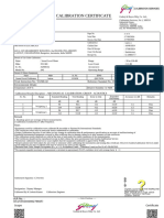 Calibration for FFluke 945 Sound Meter