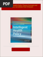 Full Download Intelligent Health Policy Theory Concept and Practice 1st Edition Petri Virtanen PDF DOCX