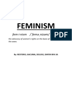 FEMINISM Written Report 