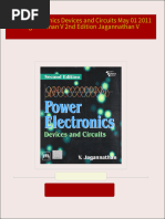 Power Electronics Devices and Circuits May 01 2011 Jagannathan V 2nd Edition Jagannathan V 2024 scribd download