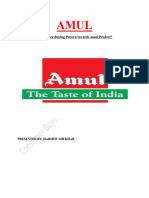 Project on Amul by Harshit Shekhar