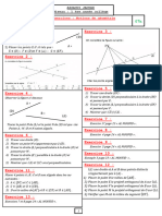 6) Exercices Notions de géométrie