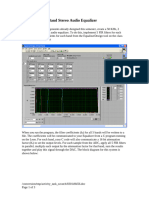 Project 5 - Five Band Stereo Audio Equalizer