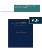 Instant ebooks textbook Essays on International Law and Practice 1St Edition Edition Rosenne download all chapters