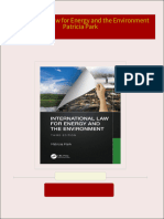 Download ebooks file International Law for Energy and the Environment Patricia Park all chapters