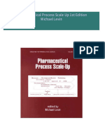 Pharmaceutical Process Scale Up 1st Edition Michael Levin all chapter instant download