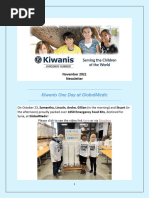 November Kiwanis Newsletter