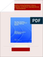 Download full Big Data Analytics Using Multiple Criteria Decision-Making Models 1st Edition Ramakrishnan Ramanathan ebook all chapters