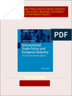 PDF International Trade Policy and European Industry The Case of the Electronics Business 1st Edition Marcel Van Marion (Auth.) download