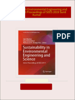 Instant ebooks textbook Sustainability in Environmental Engineering and Science: Select Proceedings of SEES 2019 Sunil Kumar download all chapters