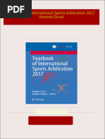 Yearbook of International Sports Arbitration 2017 Antoine Duval All Chapters Instant Download