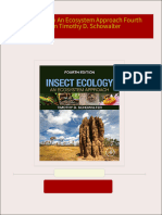 Download Insect Ecology An Ecosystem Approach Fourth Edition Timothy D. Schowalter ebook All Chapters PDF