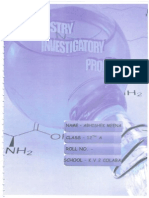 Chemistry 12th Cbse Investigatory Project