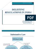 SEBI Delisting Regulations