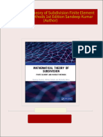 Instant ebooks textbook Mathematical Theory of Subdivision Finite Element and Wavelet Methods 1st Edition Sandeep Kumar (Author) download all chapters