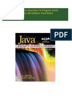 Test Bank for Java How To Program (early objects), 9th Edition: Paul Deitel PDF Download Full Book with All Chapters