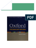 Complete Download Oxford American Dictionary Vocabulary Builder Lessons and activities for English language learners ELLs to consolidate and extend vocabulary Keith Folse PDF All Chapters