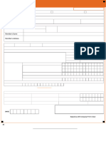 BOB Foreign Inward Remittances Application Form