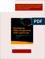 Buy ebook Developing Web Components with TypeScript: Native Web Development Using Thin Libraries 1st Edition Jorg Krause [Krause cheap price