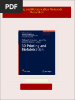 PDF 3D Printing and Biofabrication Aleksandr Ovsianikov download