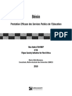 Benin - Education - Sector - FRENCH - Web - Bénin