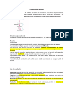 Transducción de señales I Glavic