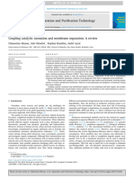 Coupling catalytic ozonation and membrane separation A review