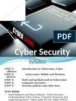 Cyber Laws and Security Introduction