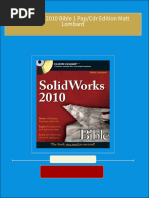 Immediate download SolidWorks 2010 Bible 1 Pap/Cdr Edition Matt Lombard ebooks 2024