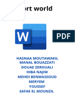 Microsoft Word est un logiciel de traitement de texte développé par Microsoft. Il permet de créer, éditer, formater et partager des documents professionnels. Ce logiciel est largement utilisé dans