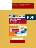 Saunders Nursing Drug Handbook 2019 Keith J. Hodgson & Robert J. Kizior all chapter instant download