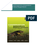 Full download Conservation and the genomics of populations Third Edition Margaret Byrne pdf docx